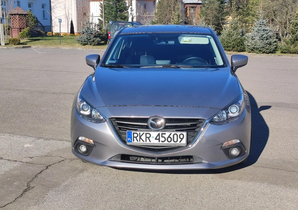 Mazda 3 cena 41900 przebieg: 170000, rok produkcji 2015 z Dobra małe 211